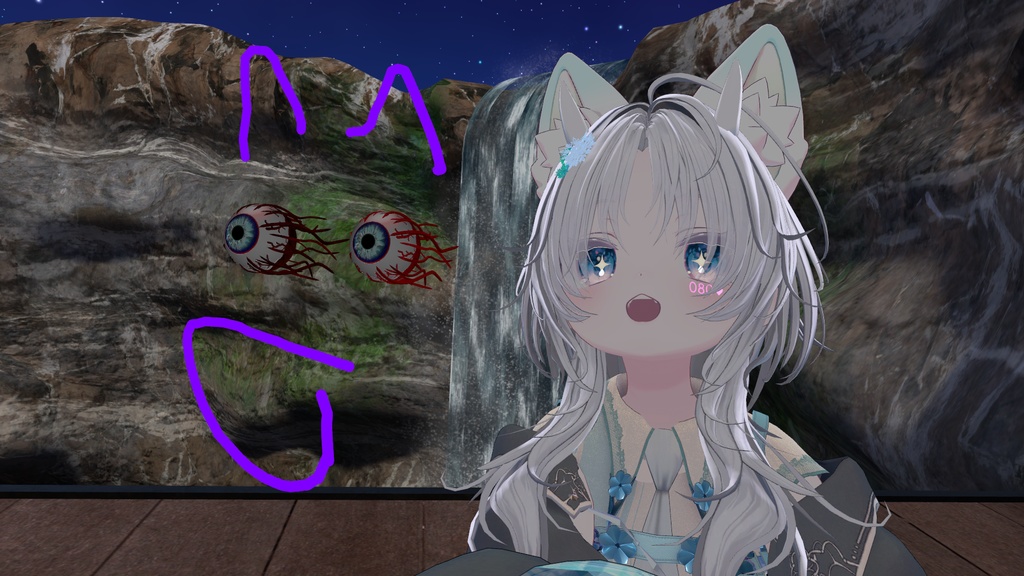 無料!!【MA対応】キュートな眼球ペット