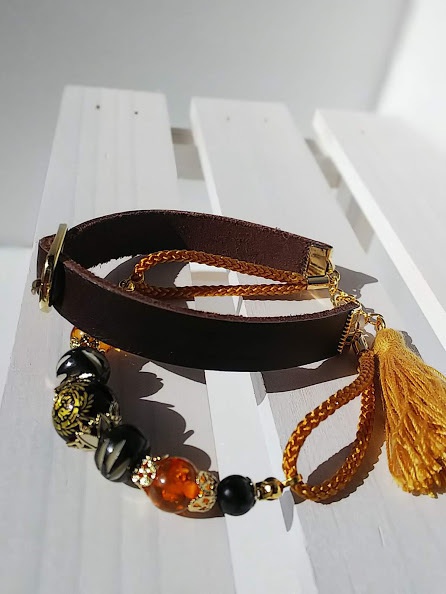 刀剣・燭台切忠光天然石ブレスレット