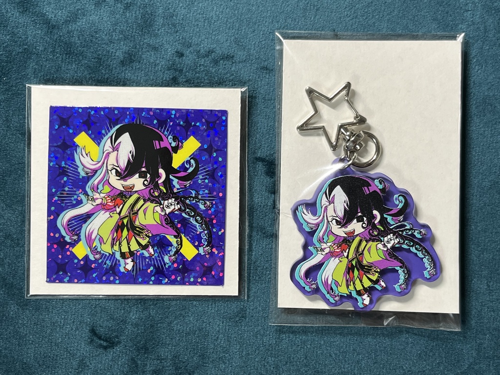 ミニリンボアクキー、ステッカーセット