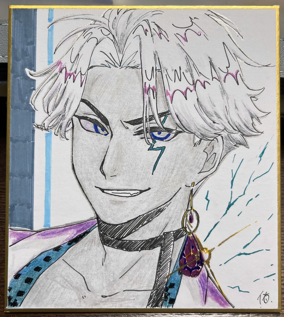 ミニ色紙[インドラ様 fes衣装]