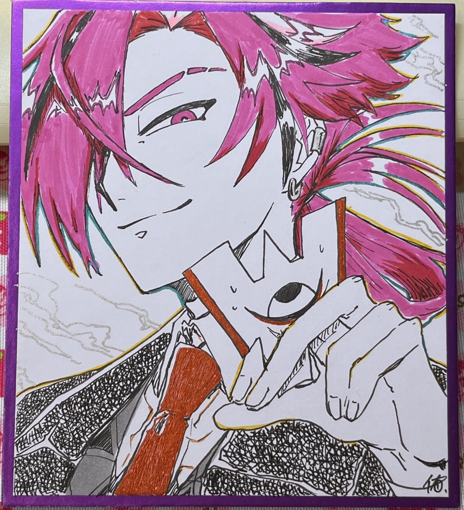 ミニ色紙[高杉晋作(ホテル衣装)]