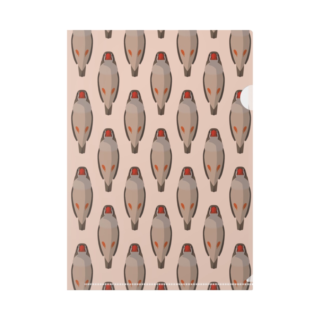 ど根性キンカ 元祖(フォーン女子)  クリアファイル