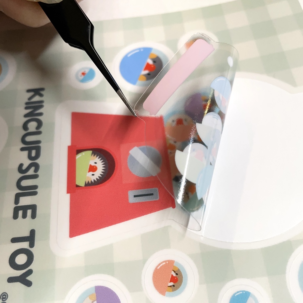 キンカプセルトイ クリアシールセット(Kincapsule Toy Clear Stickers)