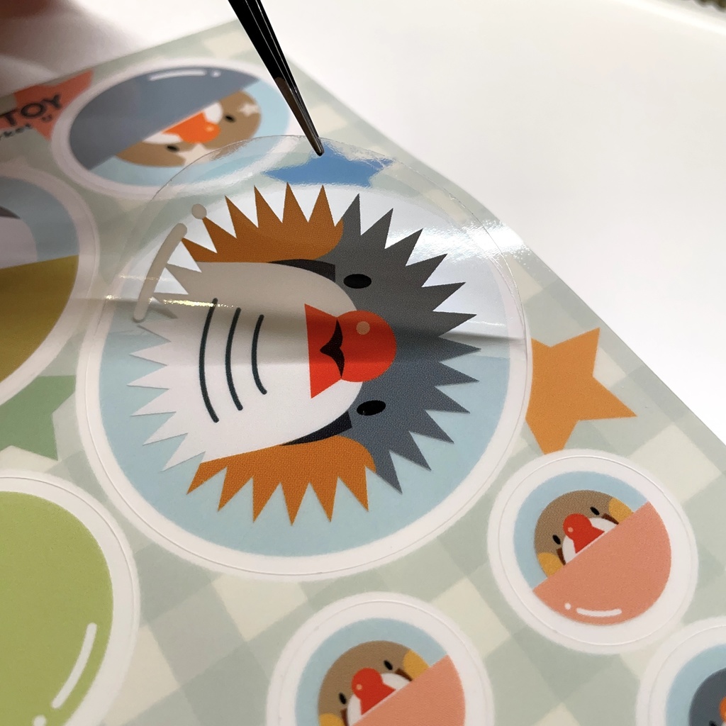 キンカプセルトイ クリアシールセット(Kincapsule Toy Clear Stickers)