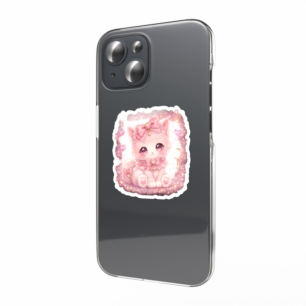 キラキラゆめかわ子猫🌟スマホステッカー