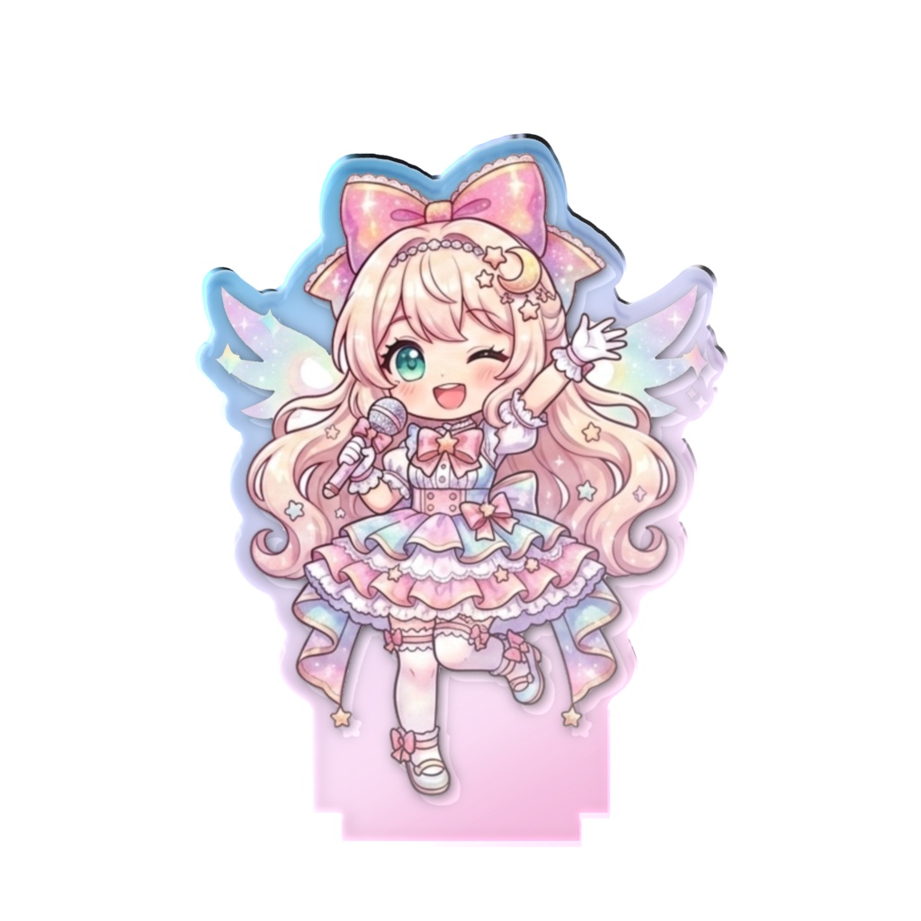 ゆめかわアイドルリアちゃん⭐️オーロラアクスタ