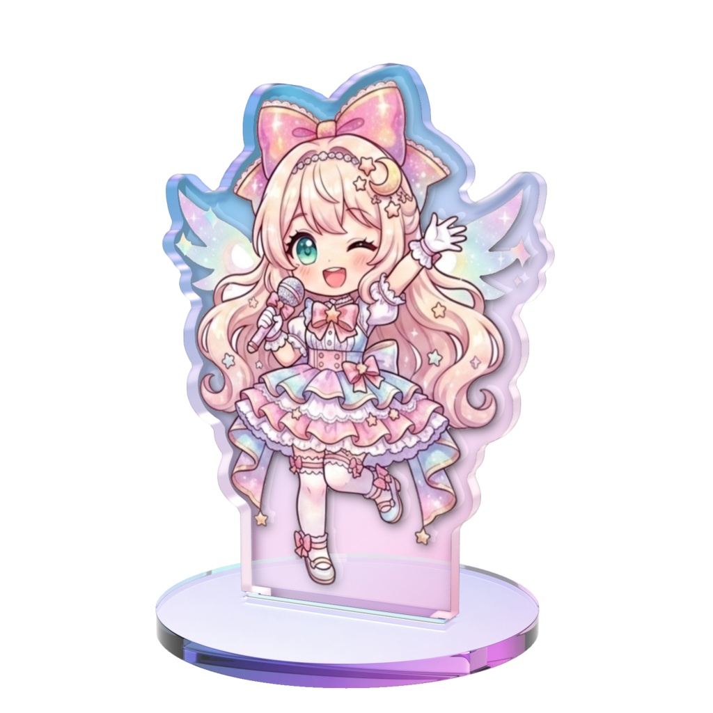ゆめかわアイドルリアちゃん⭐️オーロラアクスタ