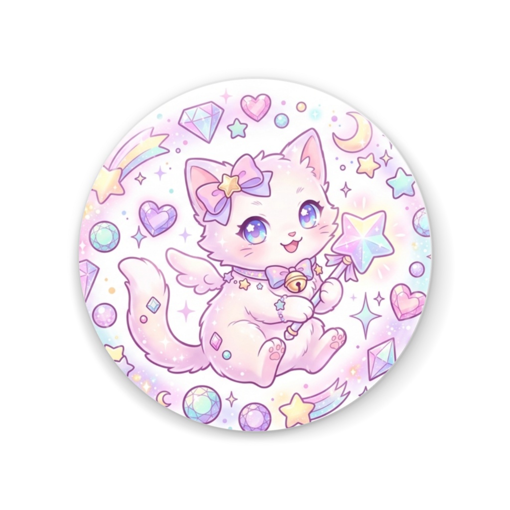 宝石ティアちゃん💎缶ミラー
