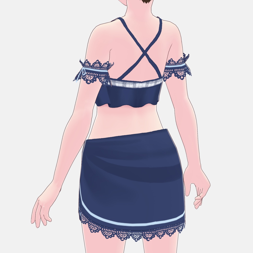 【VRoid】ビスチェ水着