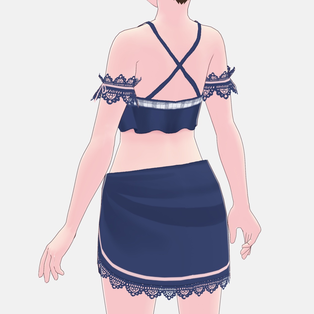 【VRoid】ビスチェ水着