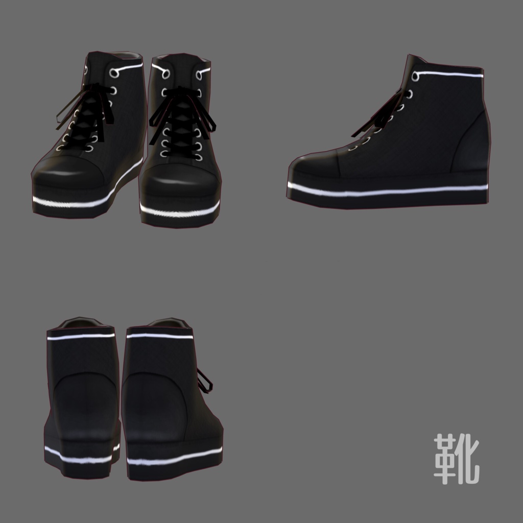 【VRoid用テクスチャ】ゴシックロリータワンピース