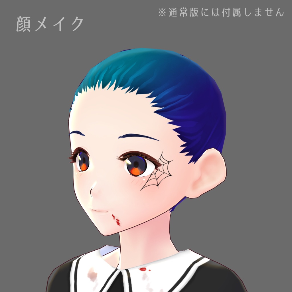 【VRoid用テクスチャ】ゴシックロリータワンピース