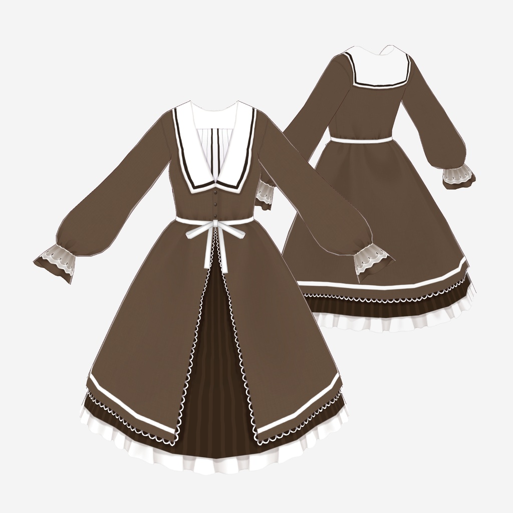 【VRoid】セーラーワンピース