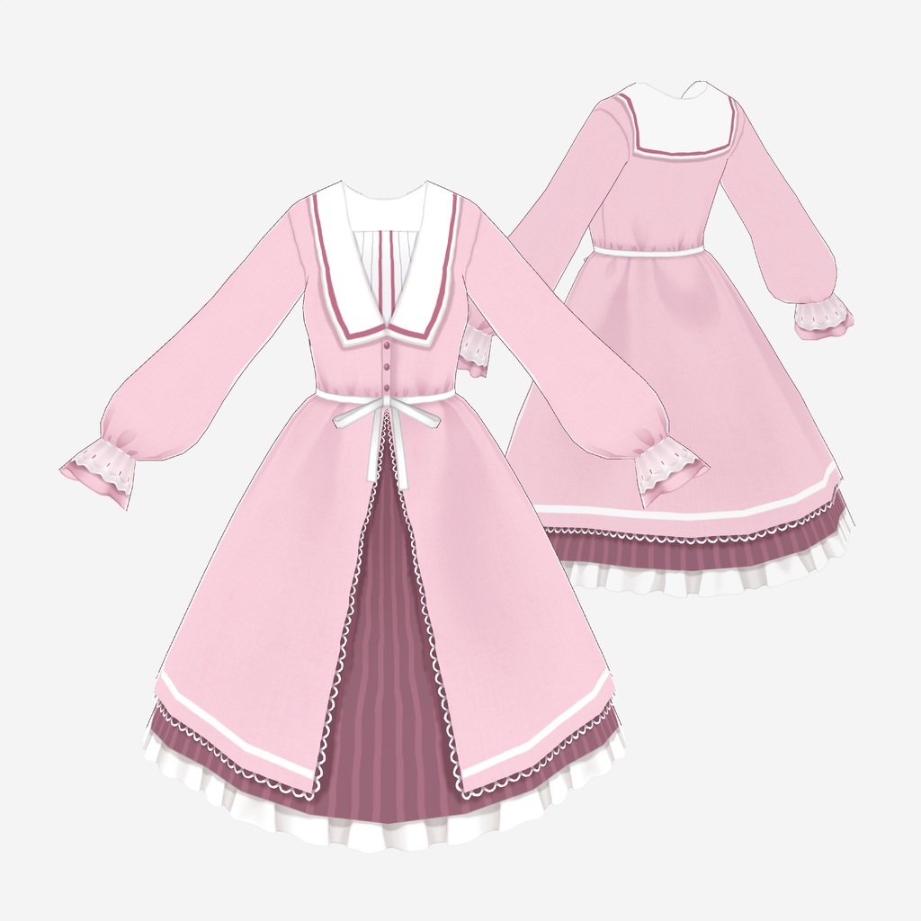 【VRoid】セーラーワンピース