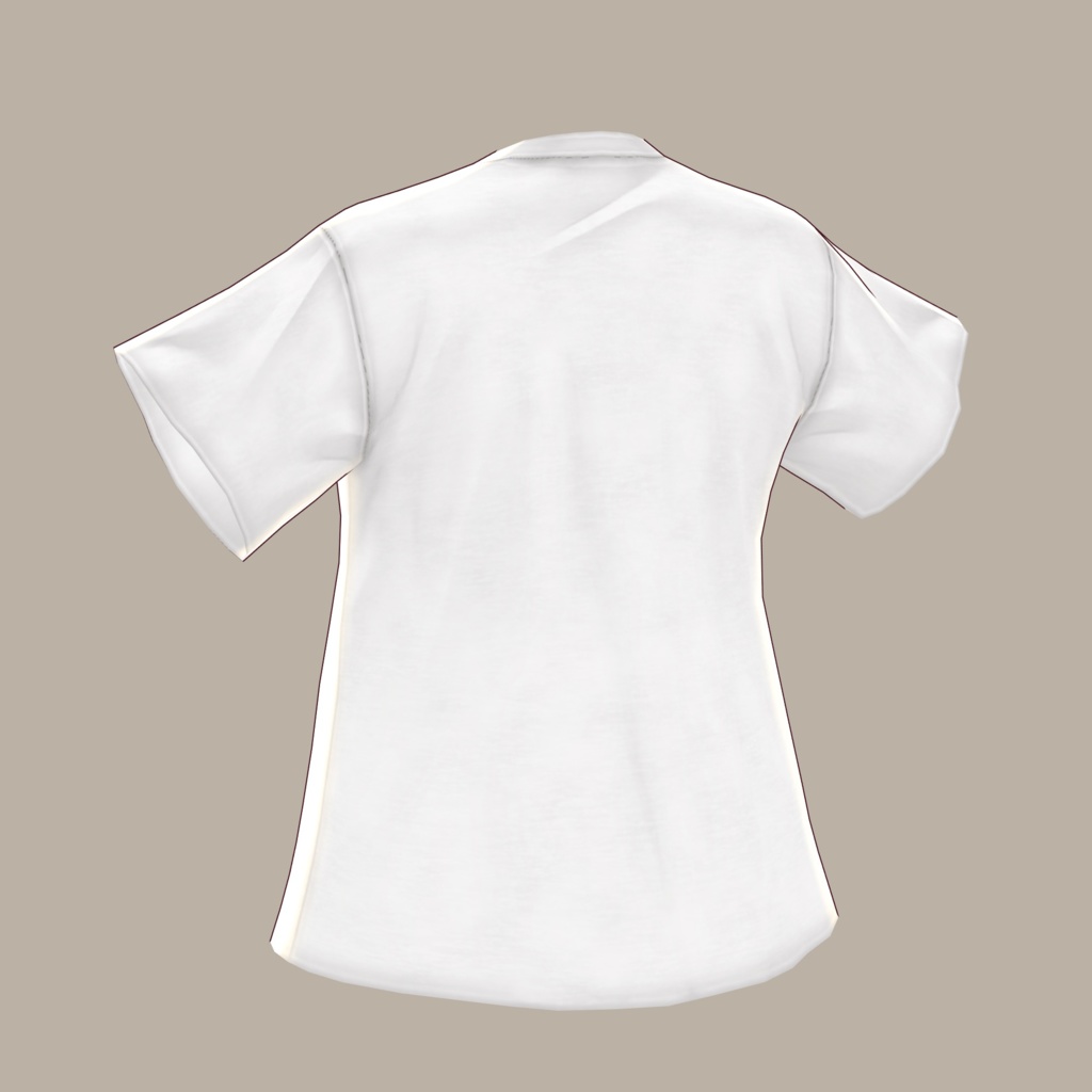 【VRoid用テクスチャ】SHOPデザインTシャツ