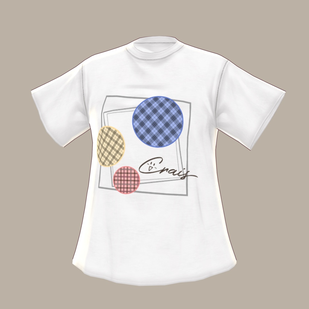 【VRoid用テクスチャ】SHOPデザインTシャツ