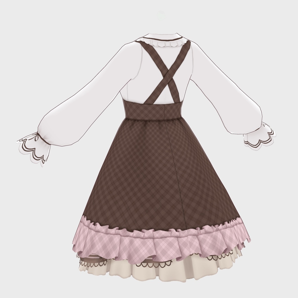 【VRoid正式版】チョコレートロリータワンピース