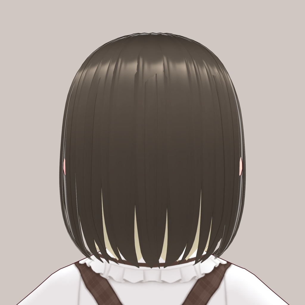 【VRoidへアプリセット】ふんわりインナーボブ