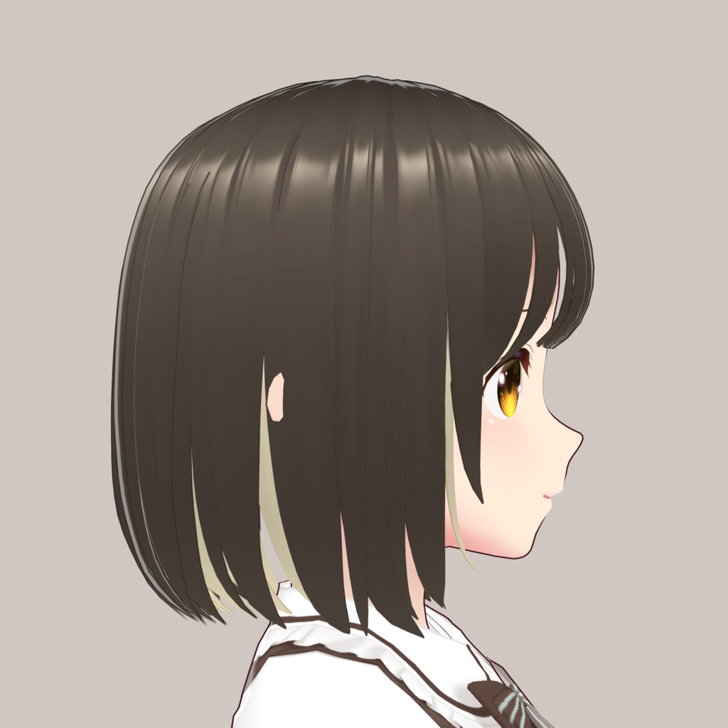 【VRoidへアプリセット】ふんわりインナーボブ
