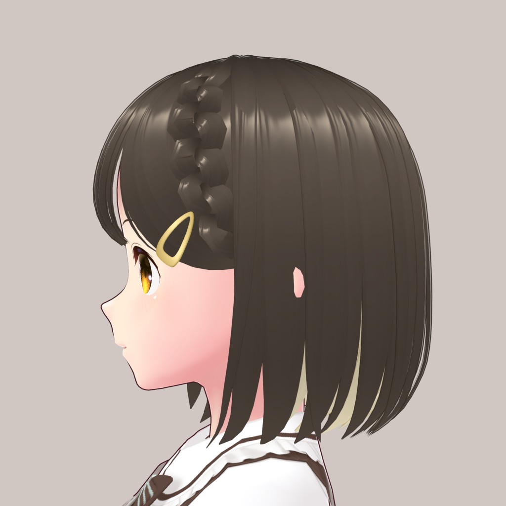 【VRoidへアプリセット】ふんわりインナーボブ