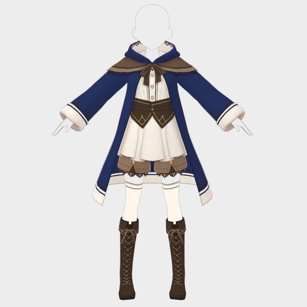 【VRoid正式版】ファンタジー風コーデセット