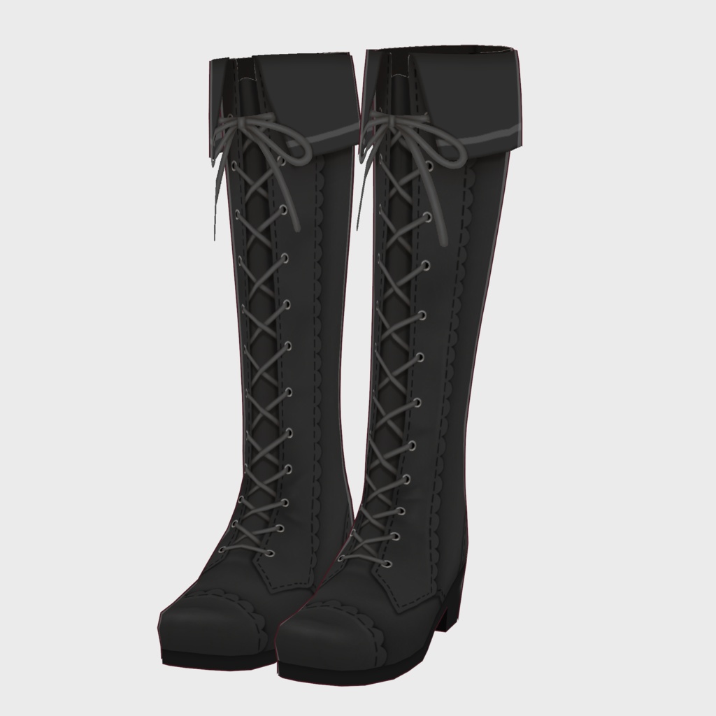 【VRoid正式版】ロリータロングブーツ