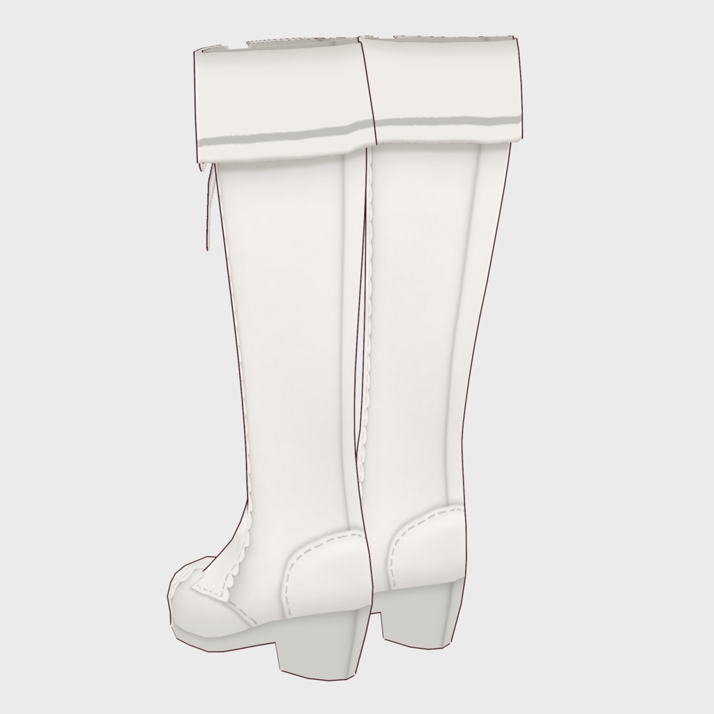 【VRoid正式版】ロリータロングブーツ