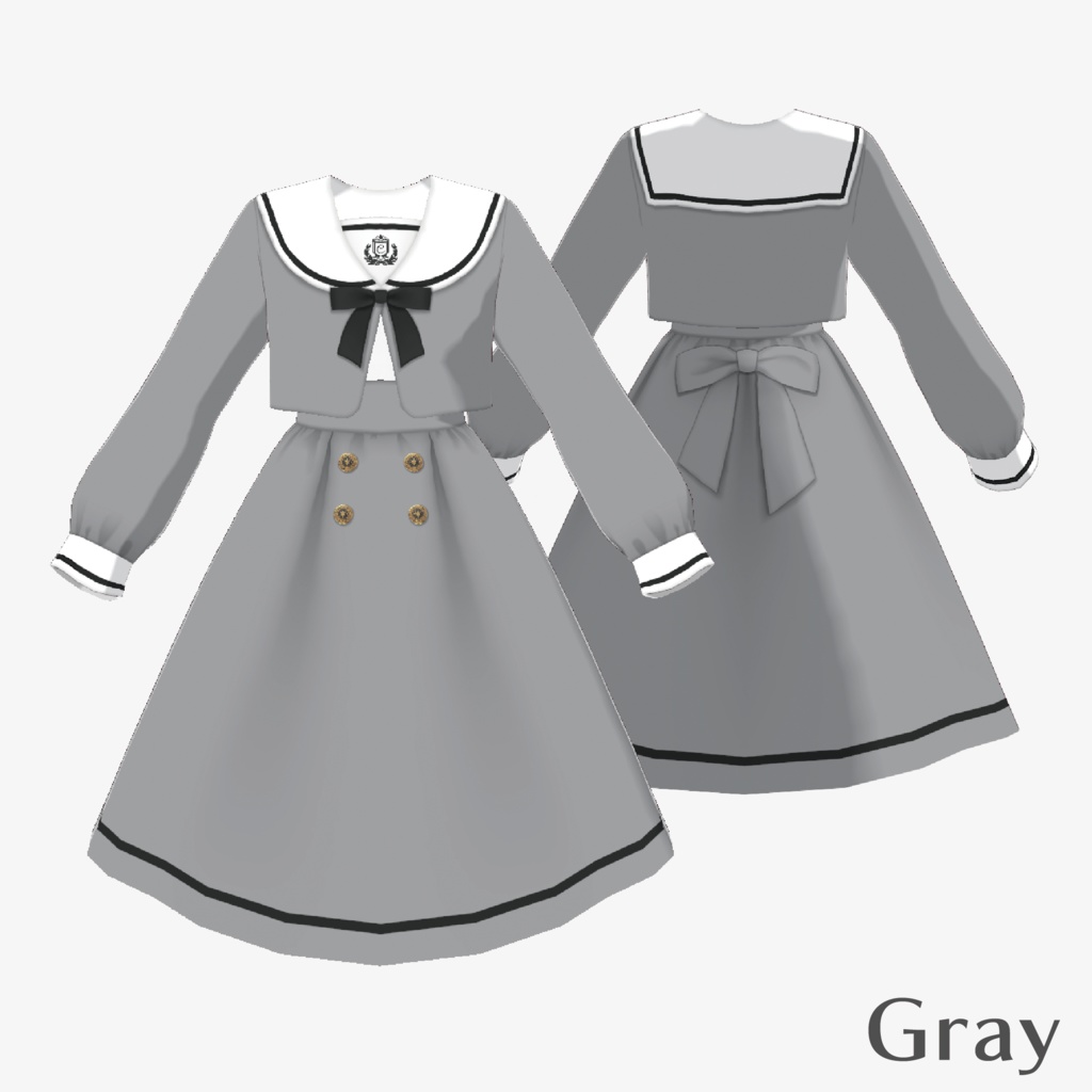 【VRoid正式版】プレッピーワンピース