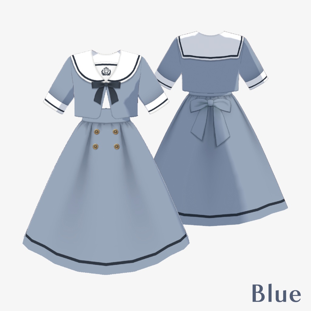 【VRoid正式版】プレッピーワンピース