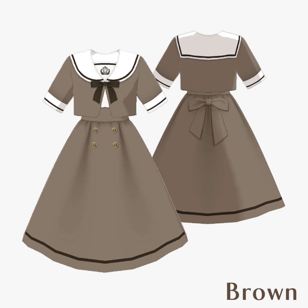 【VRoid正式版】プレッピーワンピース