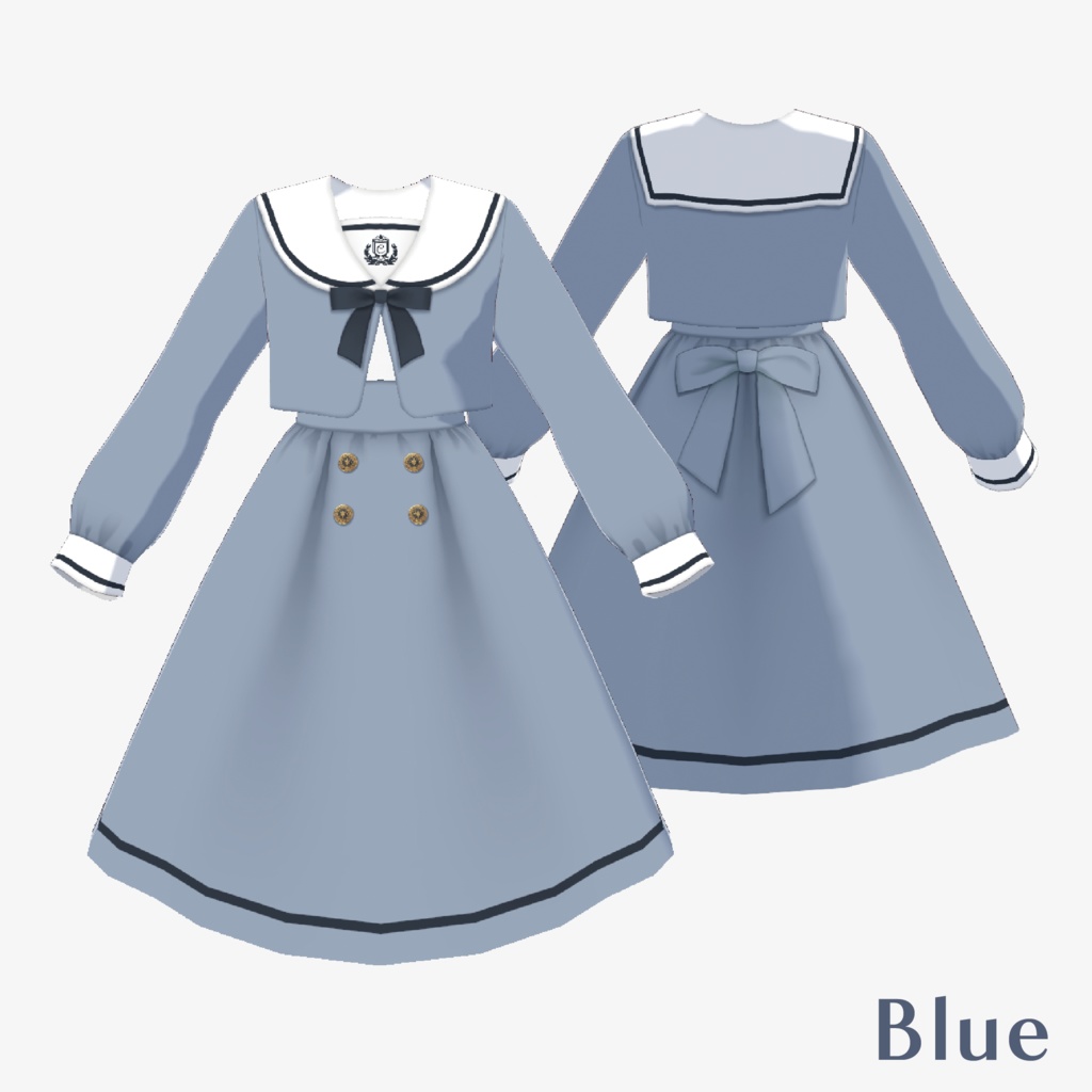 【VRoid正式版】プレッピーワンピース