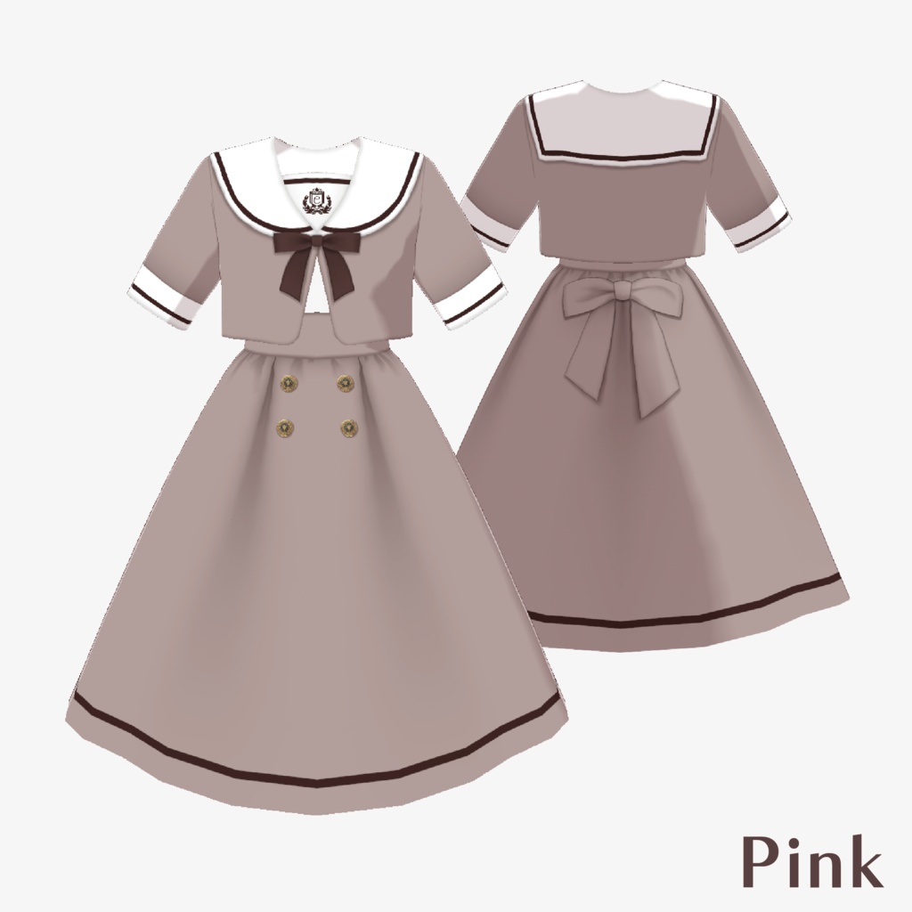 【VRoid正式版】プレッピーワンピース