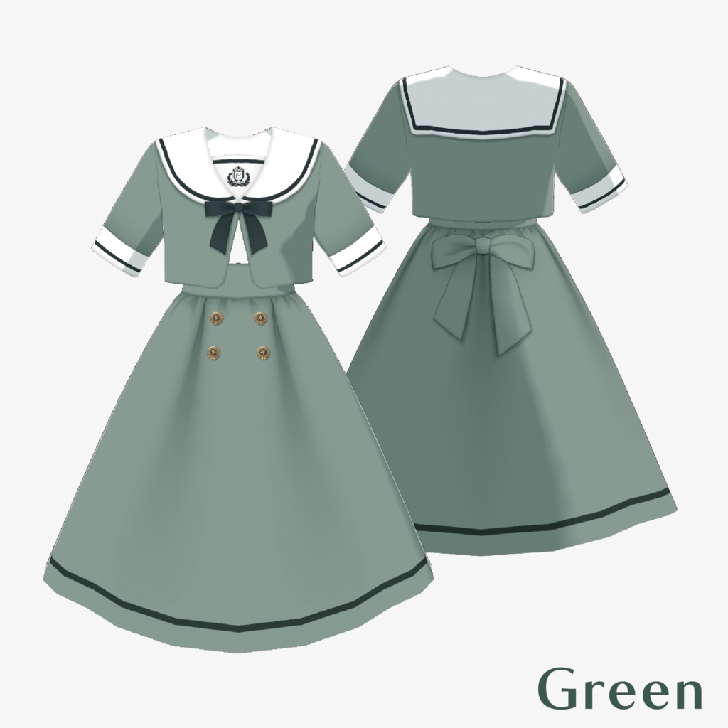 【VRoid正式版】プレッピーワンピース