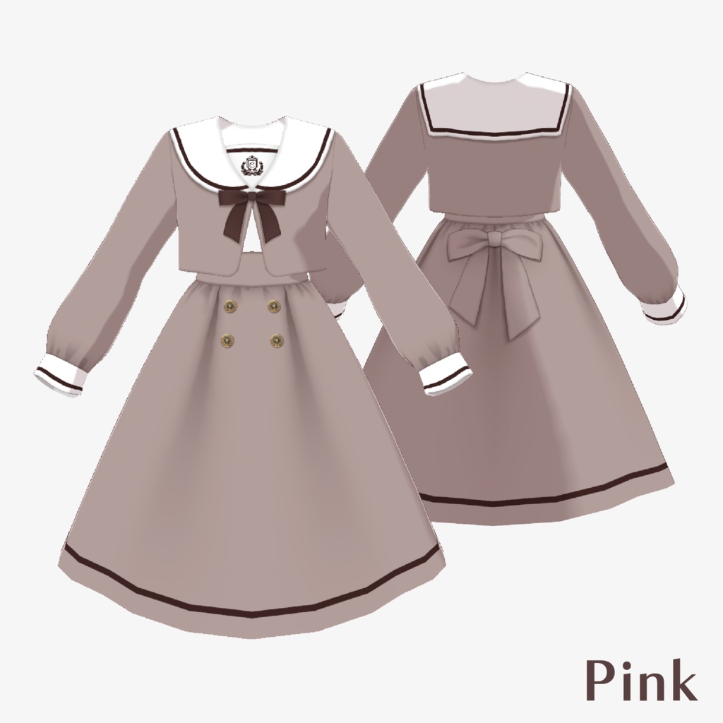 【VRoid正式版】プレッピーワンピース