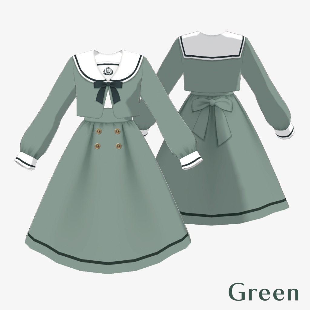 【VRoid正式版】プレッピーワンピース