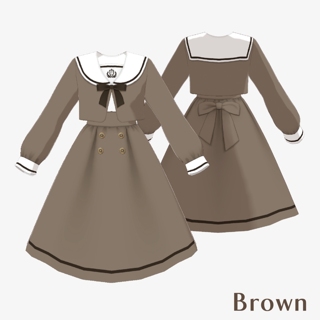 【VRoid正式版】プレッピーワンピース