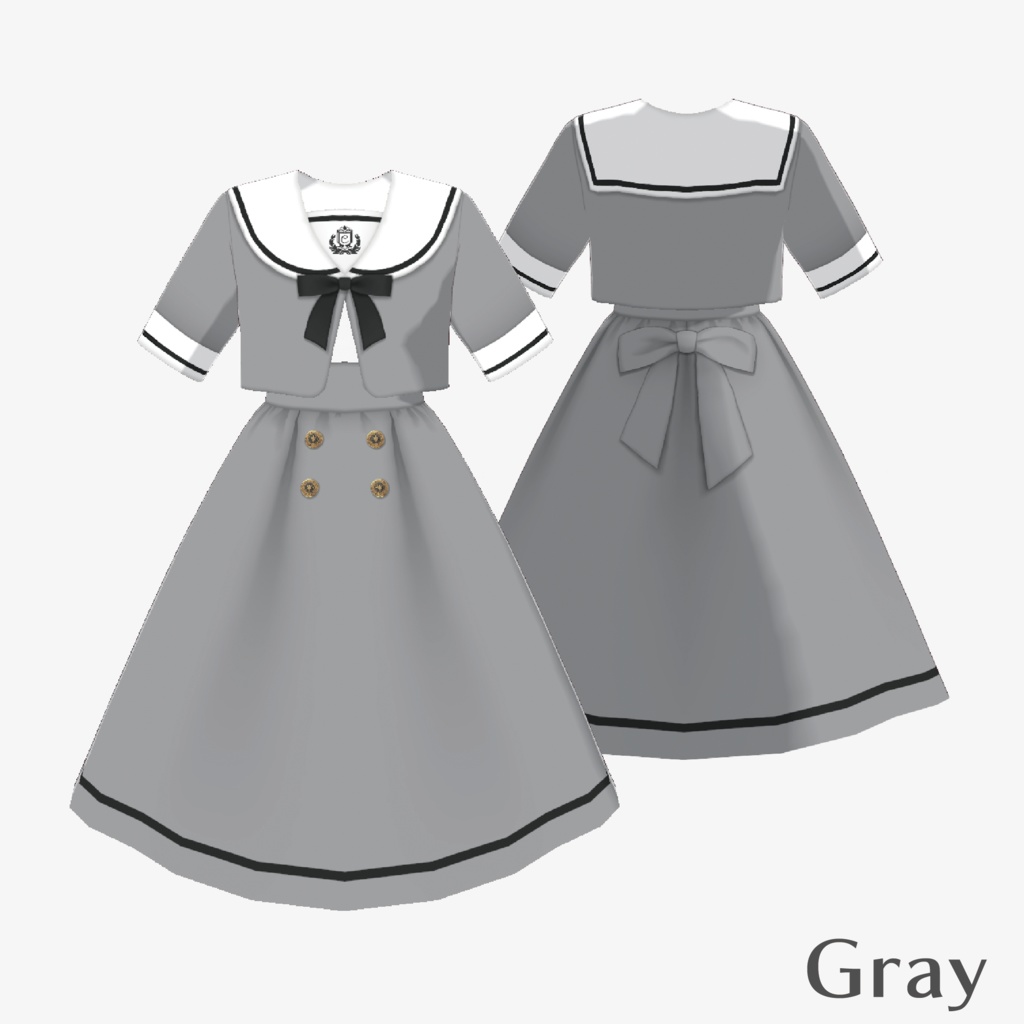 【VRoid正式版】プレッピーワンピース