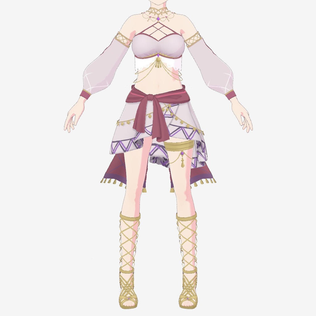 【VRoid正式版】踊り子風コーデセット