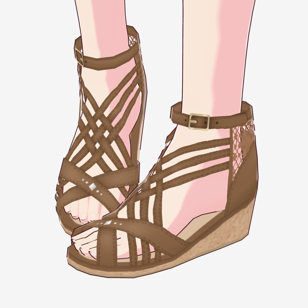 【VRoid正式版】編みサンダル