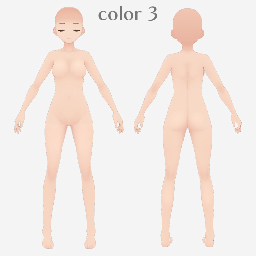 【VRoid正式版】やわらかさっぱり肌