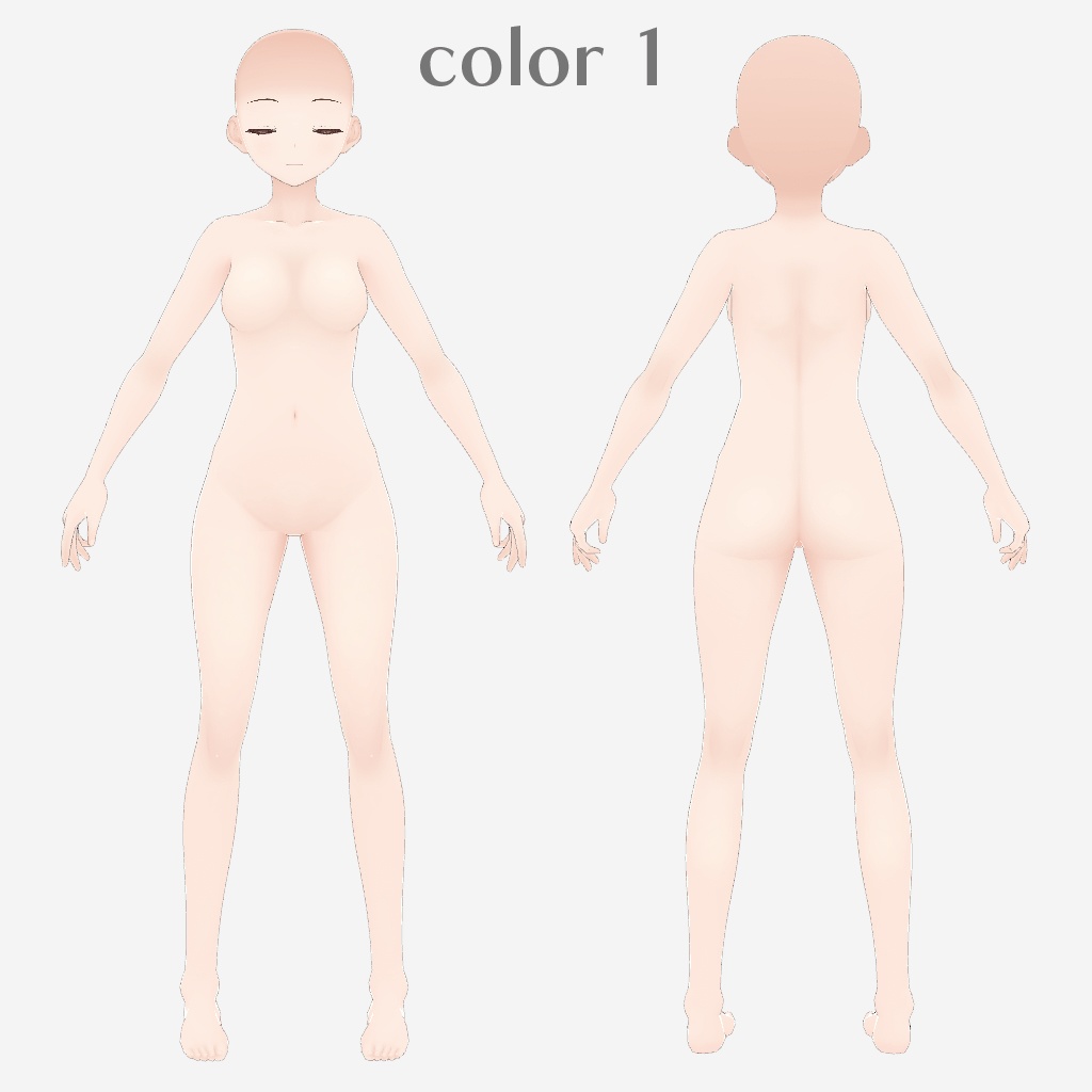 【VRoid正式版】やわらかさっぱり肌