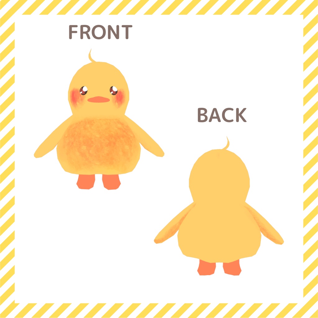 『まるぴよ』- Marupiyo-【PC・Quest・VRM対応 オリジナル3Dモデル】