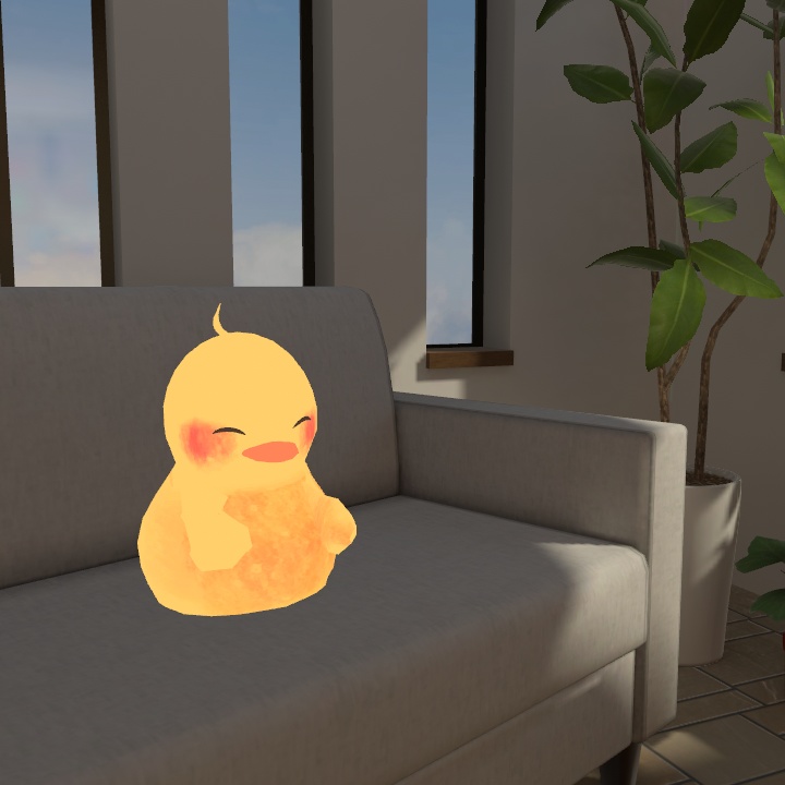 『まるぴよ』- Marupiyo-【PC・Quest・VRM対応 オリジナル3Dモデル】