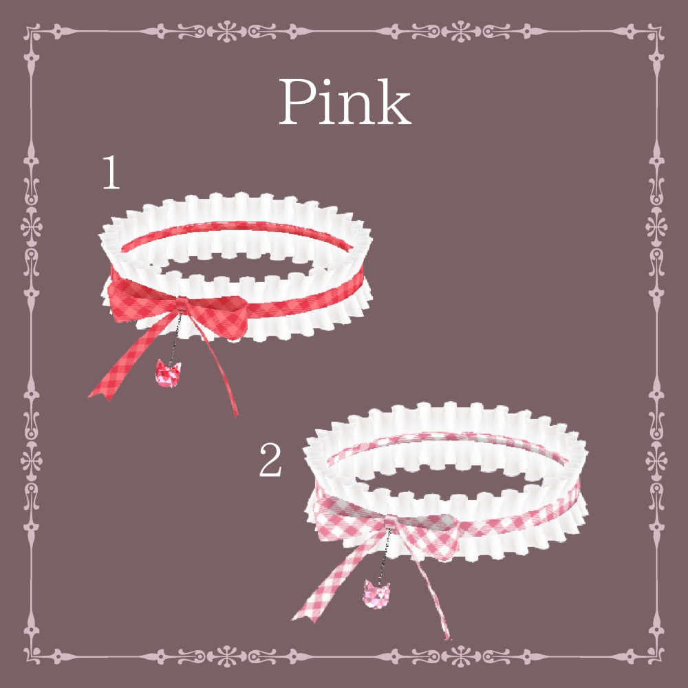 【3Dモデル】にゃんこチョーカー(Cat Choker)【VRChat想定】