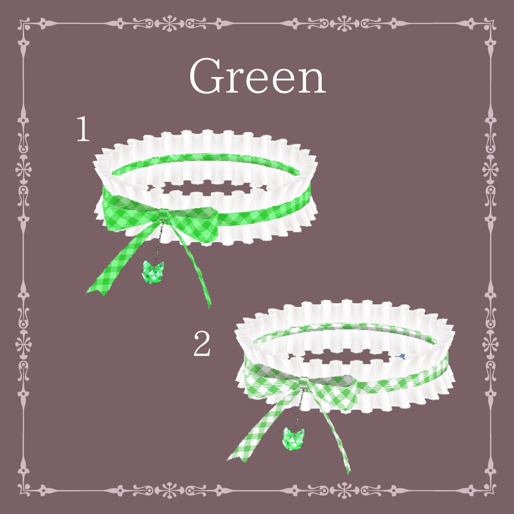 【3Dモデル】にゃんこチョーカー(Cat Choker)【VRChat想定】