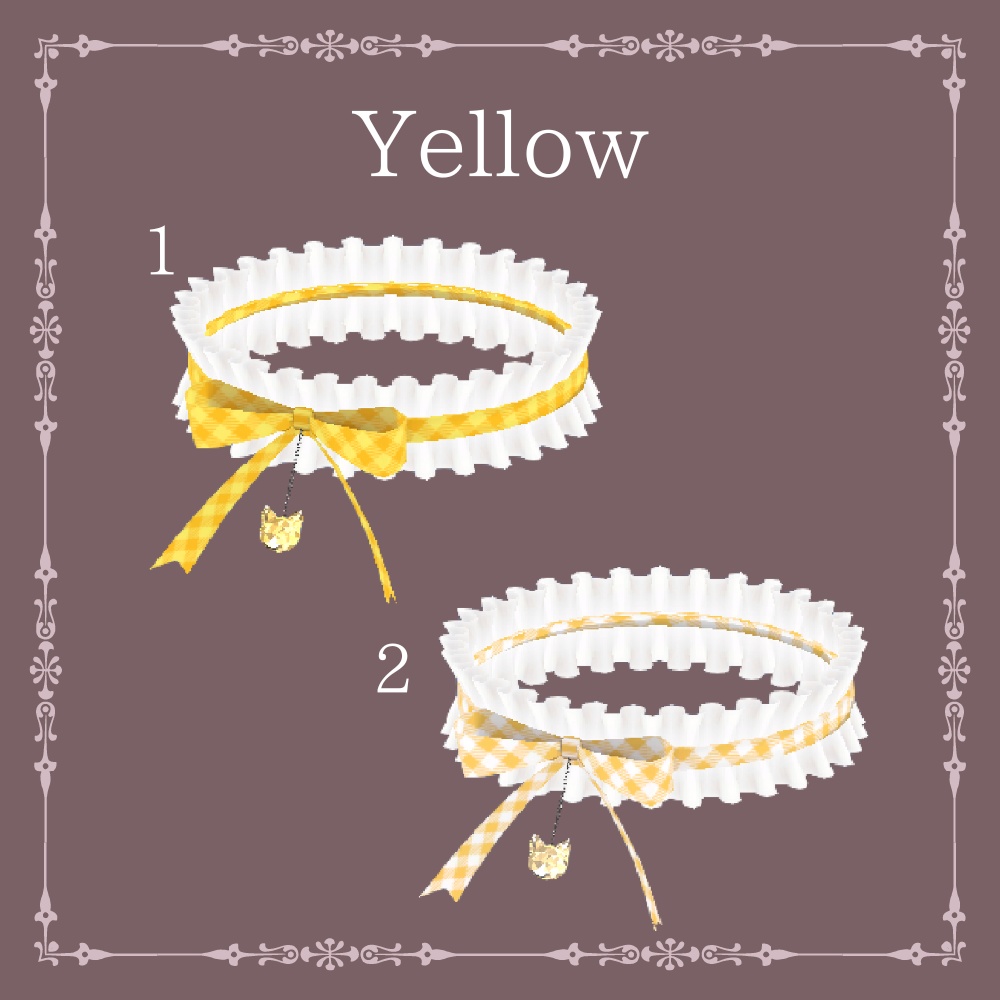 【3Dモデル】にゃんこチョーカー(Cat Choker)【VRChat想定】