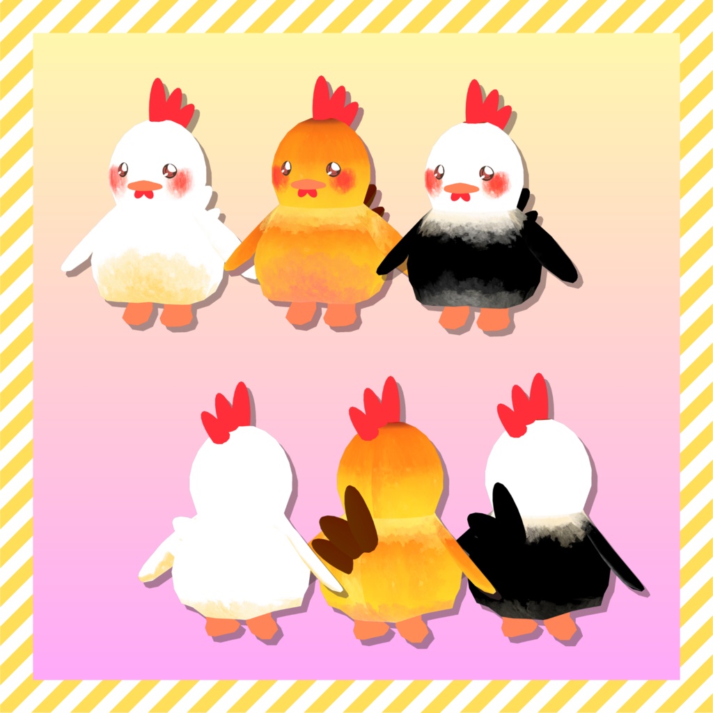 『まるとり』- Marutori-【PC・Quest・VRM対応 オリジナル3Dモデル】