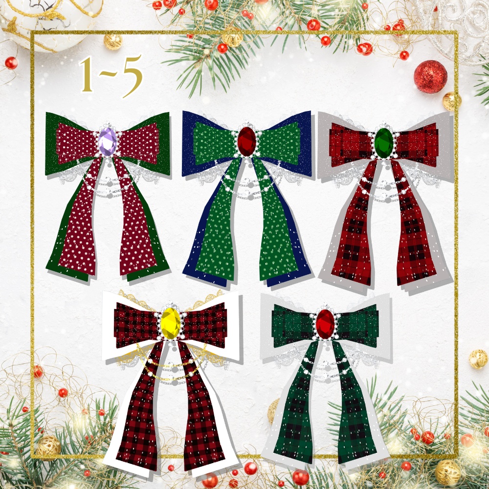 【3Dモデル】Christmas Ribbon【MA対応】
