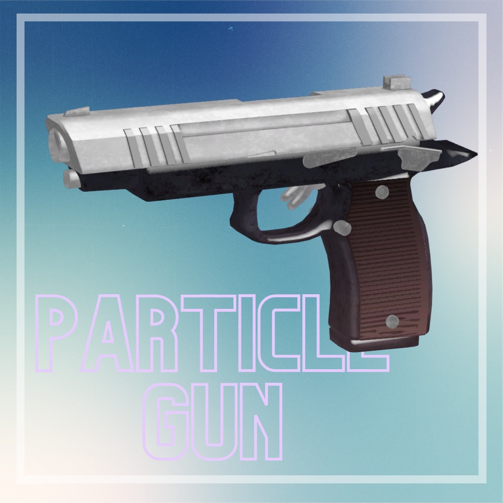 【3Dモデル】Particle Gun【MA対応】