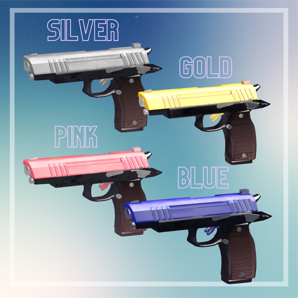 【3Dモデル】Particle Gun【MA対応】